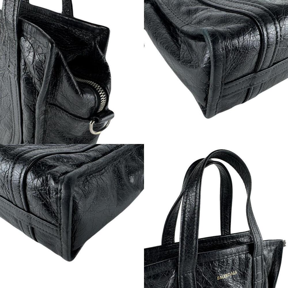 Balenciaga Bazaar Shopper XS Leather Handbag Black - Picture 4 of 4
